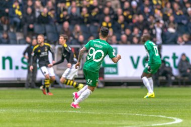 Nati, AIK ve Hammarby If arasında derby maçında Hamad