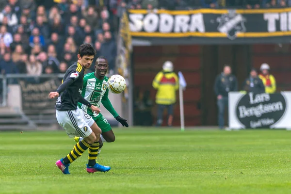 Derby eşleşen AIK ve Hammarby If Ulusal Stadyumu'nda arasında — Stok fotoğraf