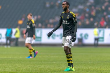 AIK ve inci, Hammarby If arasında derby maçında eray Goitom