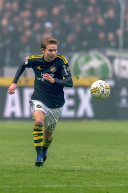 AIK ve Hammarby If F Ulusal Stadyumu'nda arasında Derby oyunu