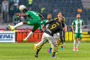Joseph Aidoo derby oyunu AIK ve jambon arasında bir başlık ile