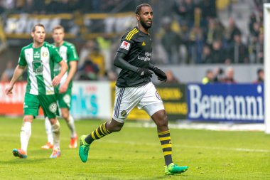 AIK ve inci, Hammarby If arasında derby maçında eray Goitom