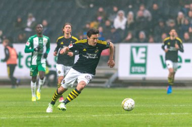 AIK ve Hammarby If F Ulusal Stadyumu'nda arasında Derby oyunu