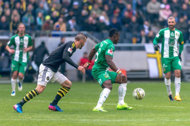 PA Dibba n AIK ve Hammarby If arasında derby maçında