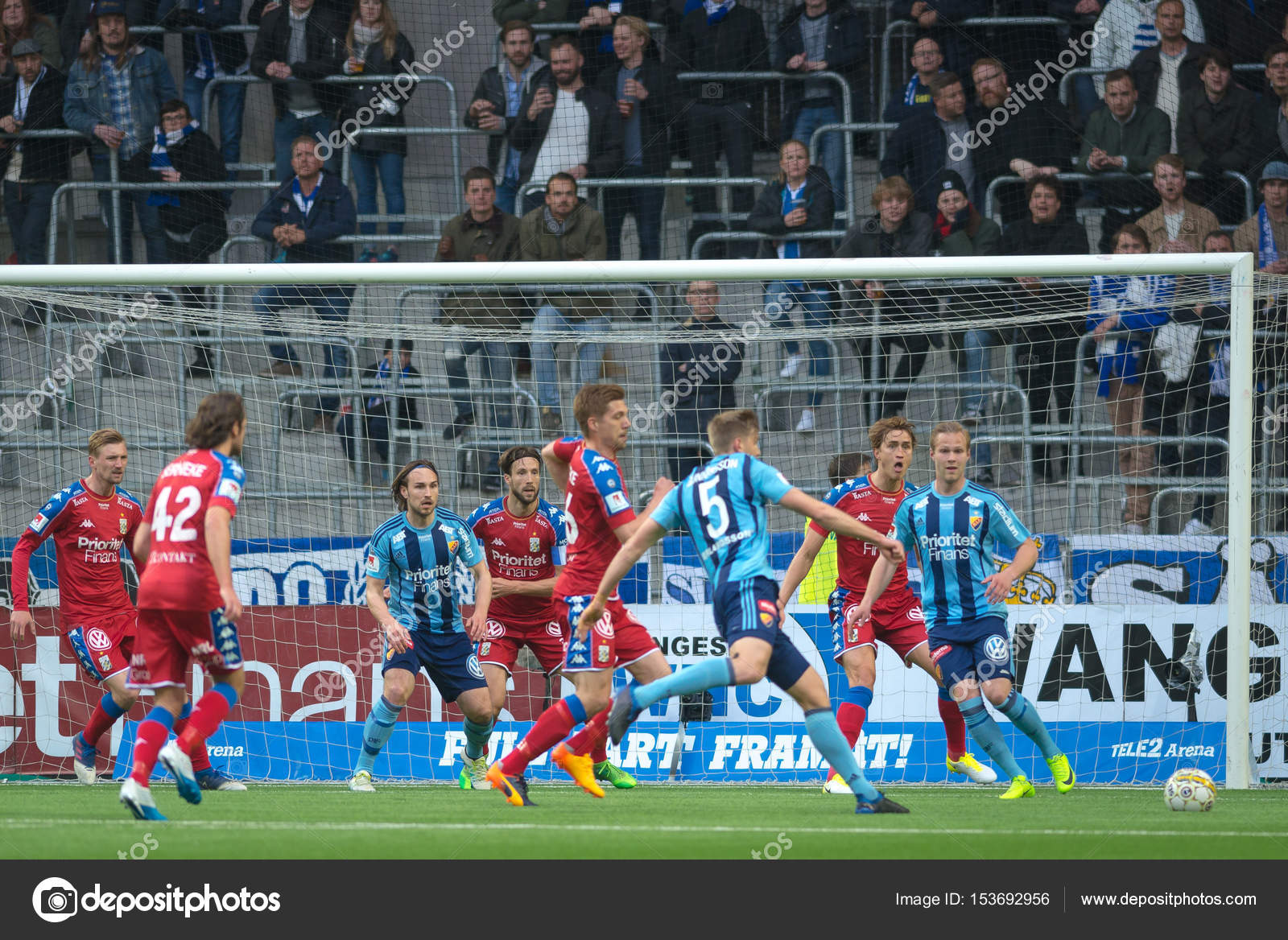 Match Between Djurgarden If And Ifk Goteborg At The Tele2 Arena Stock Editorial Photo C Steho 153692956
