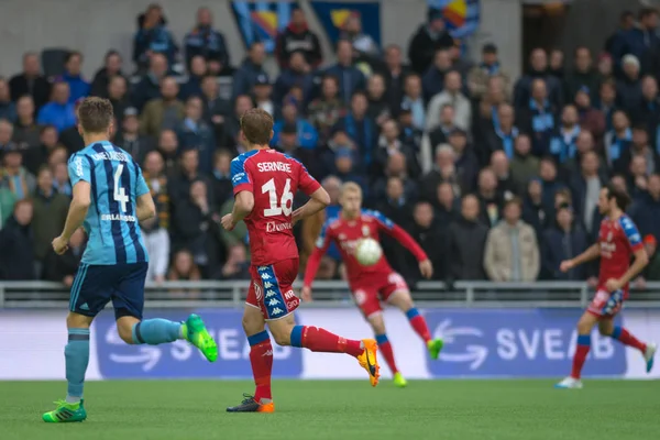 Jogo entre Djurgarden IF e IFK Goteborg na arena Tele2 — Fotografia de Stock