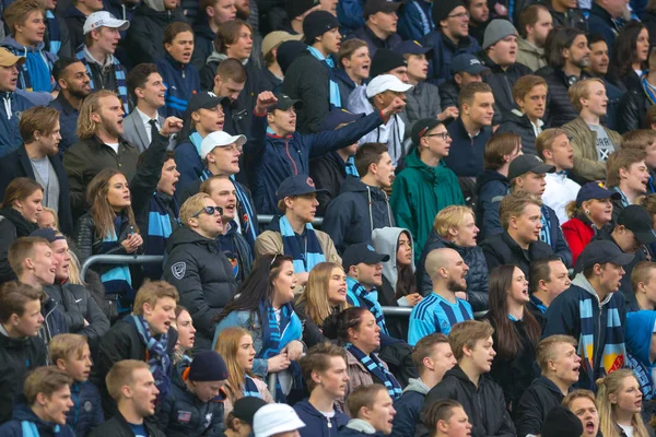 Match tussen Djurgarden If en Ifk Göteborg in de arena van Tele2 — Stockfoto