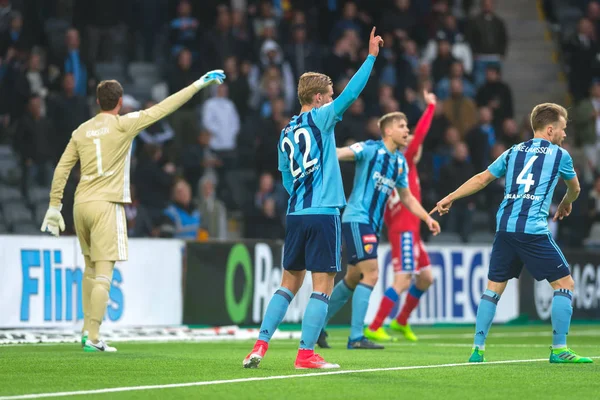 Eller yukarı Djurgarden Eğer ve IFK Göteborg arasındaki maç sırasında