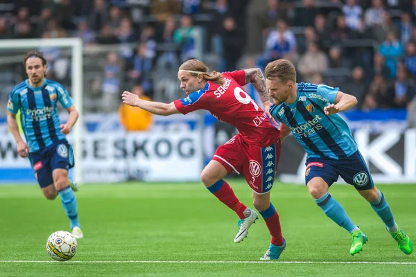 Match between Djurgarden IF and IFK Goteborg at the Tele2 arena — Stock Photo, Image