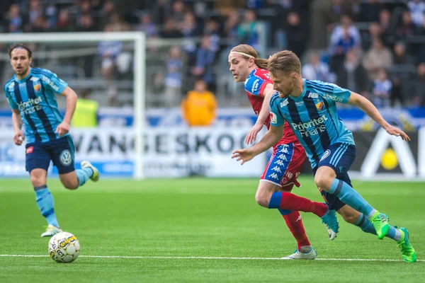 Matchen mellan Djurgården If och Ifk Göteborg på Tele2 arena — Stockfoto