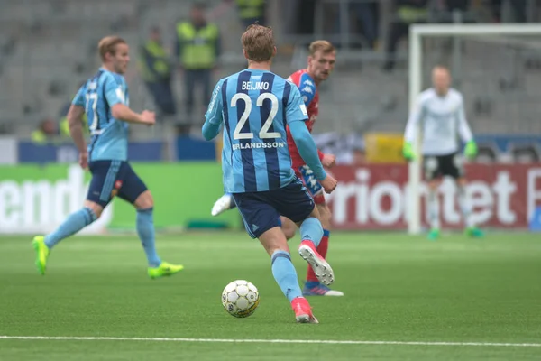 Felix Beijmo på matchen mellan Ifk Göteborg och Djurgården If — Stockfoto