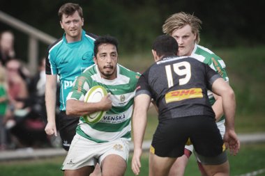 Rugby oyunu Hammarby If ve Arstafalt, Stockholm sürgünler arasında
