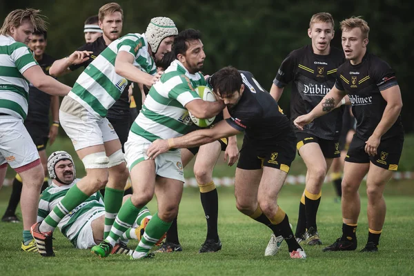 Rugby game between Hammarby IF and Stockholm Exiles at Arstafalt — Stock Photo, Image