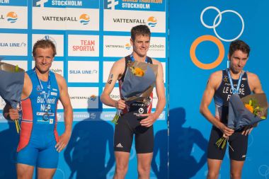 Kazanan Jonathan Brownlee (Gbr) ile Blummenfelt (Nor) ikinci ve