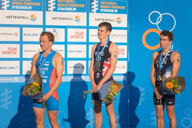 Kazanan Jonathan Brownlee (Gbr) ile Blummenfelt (Nor) ikinci ve