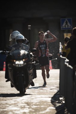 Jonathan yalak eski CI sokaklarında çalışan Brownlee (Gbr)