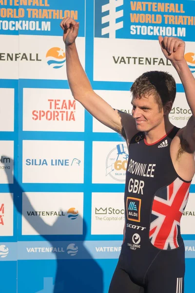 Kazanan Jonathan Brownlee (Gbr) podyum cermon duyurulur