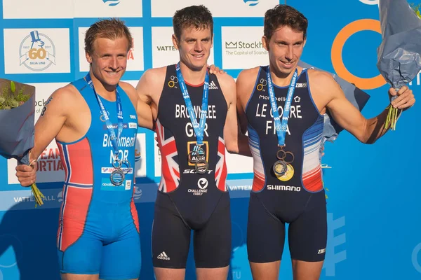 Kazanan Jonathan Brownlee (Gbr) ile Blummenfelt (Nor) ikinci ve