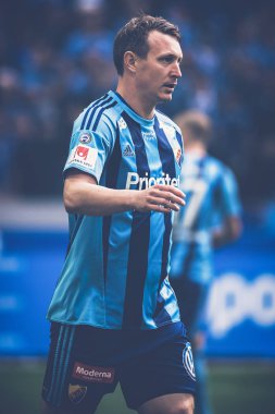 Kim Kallstrom (DIF) AIK ve DIF a arasında futbol derby