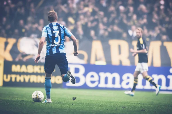 Elliot Kack (DIF) AIK ve DIF arasında futbol Derby tüm