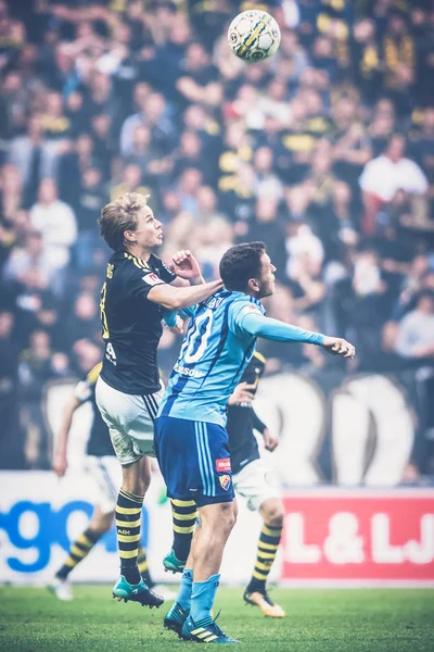 Karim Mrabti (DIF) au derby de football entre AIK et DIF à Al — Photo