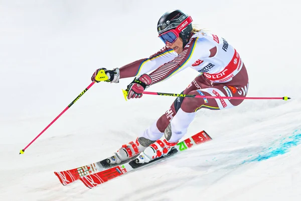 La esquiadora sueca de slalom Frida Hansdotter en el ci paralelo —  Fotos de Stock