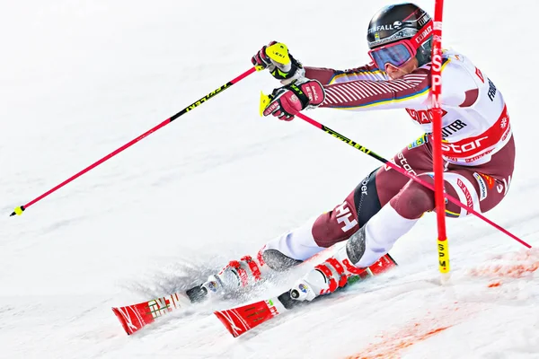 병렬 ci에 스웨덴 최고 회전 스키 Frida Hansdotter — 스톡 사진