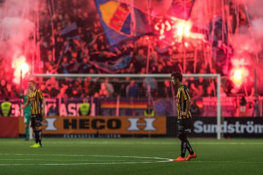 Deleho Irandust (Hacken) infront DIF destekçileri swedis