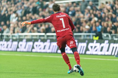 İsveç Kupası quarterfina, kaleci Andreas Isaksson (DIF)
