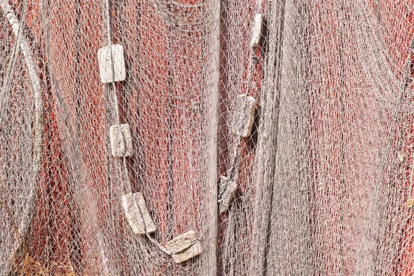 Παλιά Vintage Δίχτυα Μυγάκια Έναν Χρωματισμένο Τοίχο Κόκκινο Κόκκινο Falu — Φωτογραφία Αρχείου