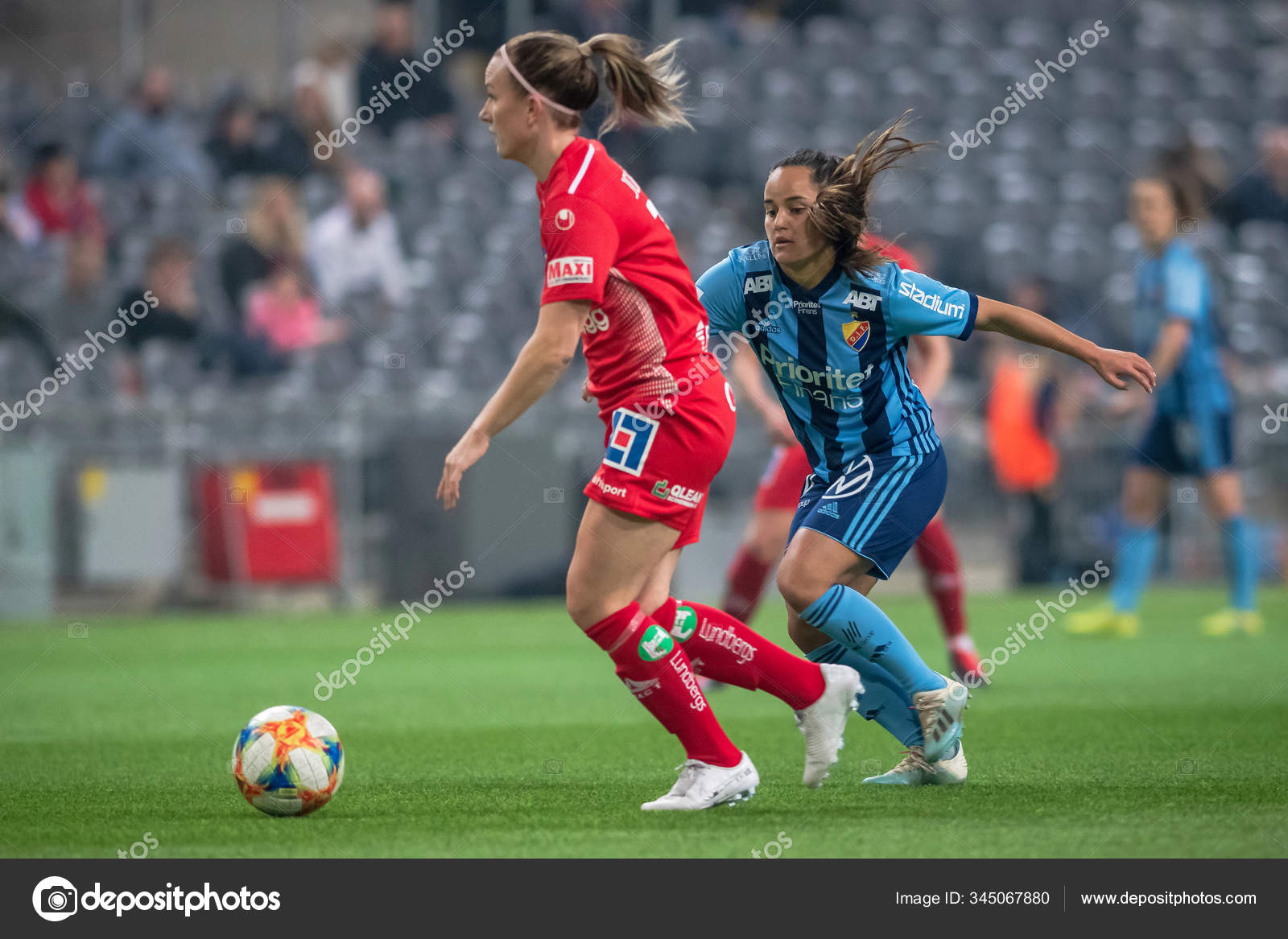 Friendly soccer game between Djurgarden IF and Linkoping FC at T
