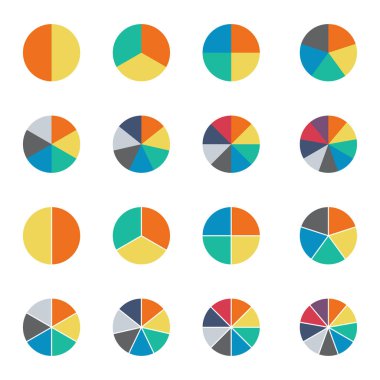 Infographic pasta çizelgesi. Bisiklet koleksiyonu - 2,3,4,5,6,7 ve 8. Beyaz arkaplanda izole edilmiş vektör