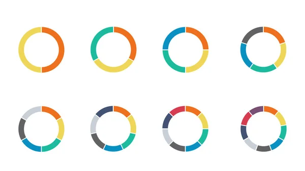 Infographic pasta çizelgesi. Bisiklet koleksiyonu - 2,3,4,5,6,7 ve 8. Beyaz arkaplanda izole edilmiş vektör