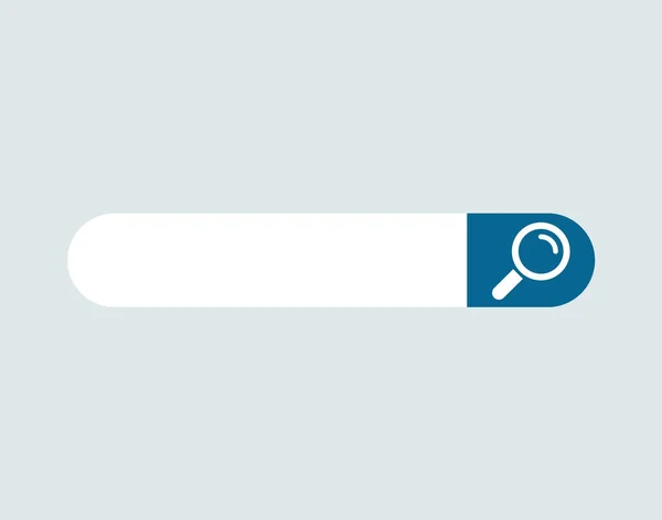 WWW ícone da barra de pesquisa da Internet isolado em segundo plano. Ferramenta para web site, aplicativo, ui e logotipo — Vetor de Stock