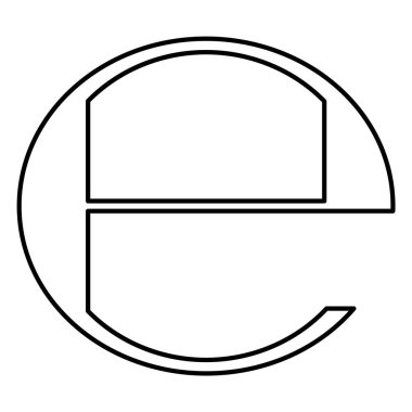 Beyaz arka planda tahmini işaret izole edildi. Etiket işareti vektör illüstrasyonu