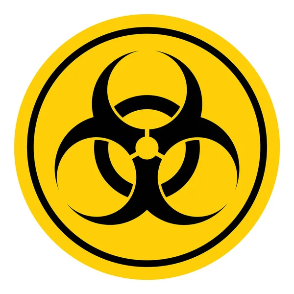 Biohazard Moderne Website Symbol Isoliert Auf Weißem Hintergrund Design Für — Stockvektor