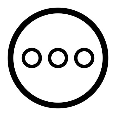 Daha fazla simge, uygulama, mobil, web vs. için beyaz arkaplanda izole edilmiş vektör sembolü. dizayn .