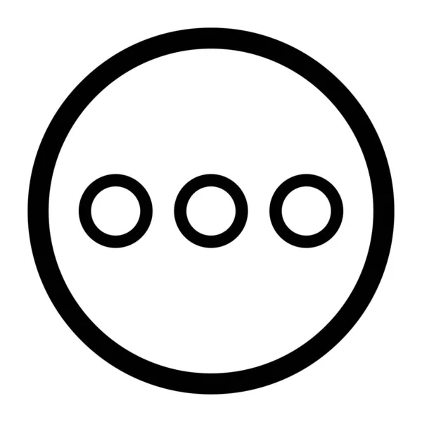 Más Icono Símbolo Vectorial Aislado Sobre Fondo Blanco Para Aplicación — Archivo Imágenes Vectoriales
