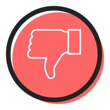 Konuşma ikonu vektör kabarcığı, dontlar gibi, kırmızı renk. düz basit eğilim modern logottip grafik tasarımı .