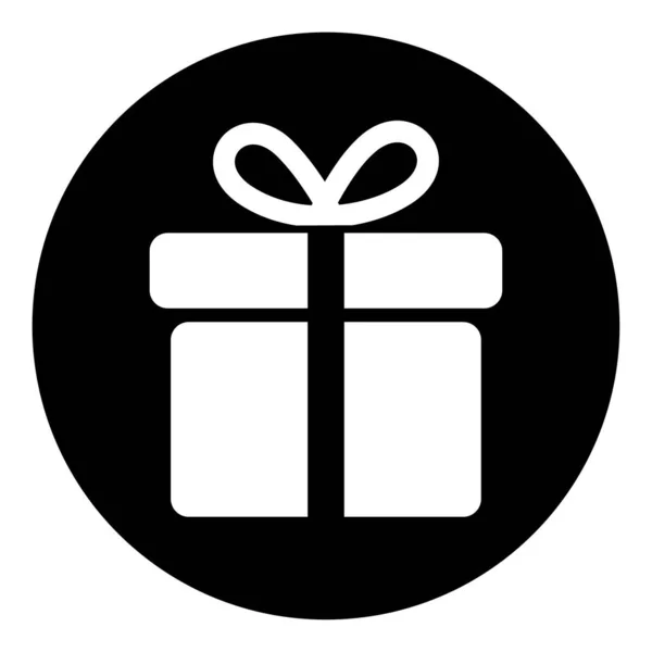 礼品盒图标设计 在白色背景上孤立的矢量表示符号 — 图库矢量图片