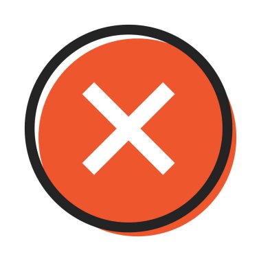 Konuşma ikonu vektör kabarcığı, dontlar gibi, kırmızı renk. düz basit eğilim modern logottip grafik tasarımı .