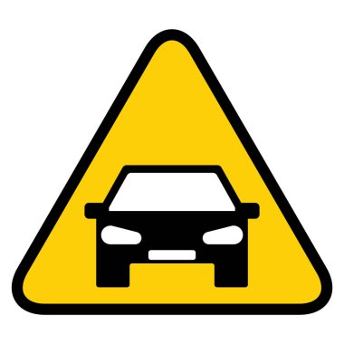 Beyaz arka planda araba simgesi izole edildi. Otomobil sembolü, vektör konsepti. Otomotiv işareti, ağ şekli