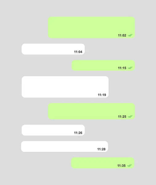 Koyu arkaplan üzerinde sosyal ekran sohbet penceresi penceresi penceresi .