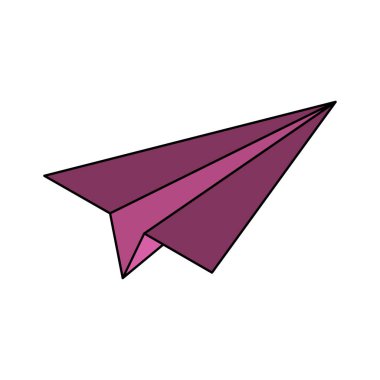 Beyaz arkaplanda izole edilmiş web simgesi gönder. Web sitesi, uygulama vs. için mesaj sembolü .