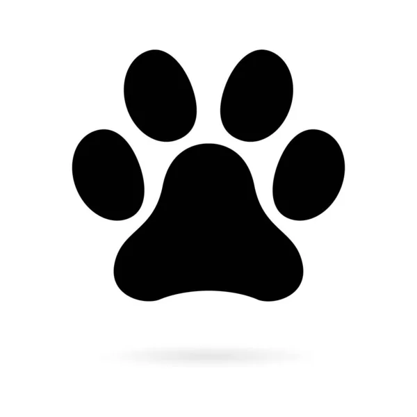 Піктограма Лапи Тварин Собака Кіт Символ Домашніх Тварин Позначка Ноги — стоковий вектор