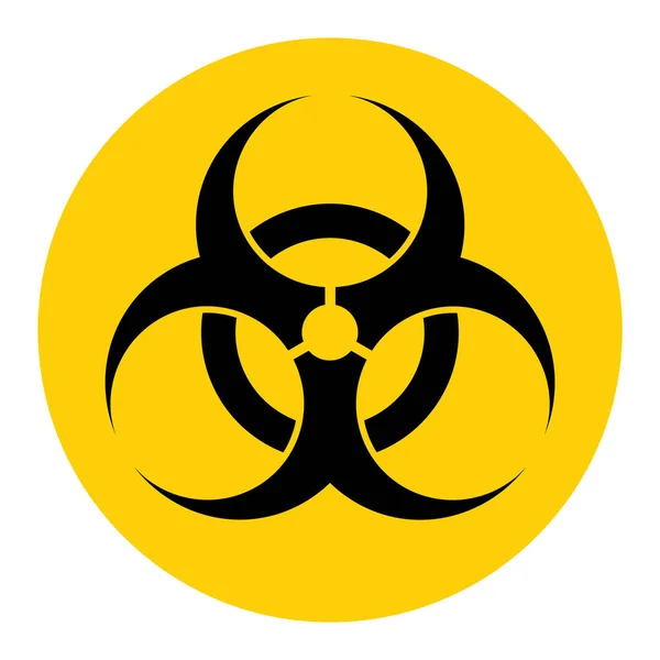 Biohazard Icona Del Sito Web Moderno Isolato Sfondo Bianco Design — Vettoriale Stock