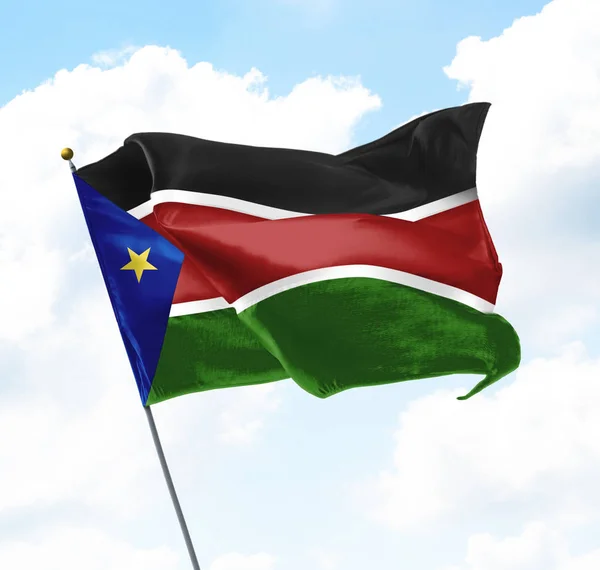 Flag of South Sudan — Stock Photo, Image