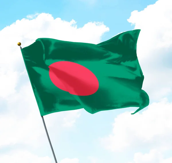 Flagge von Bangladesh — Stockfoto