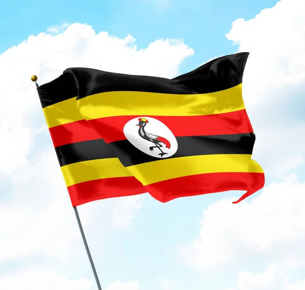 Flag of Uganda — Stock Photo, Image