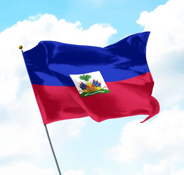 Bendera Haiti — Stok Foto